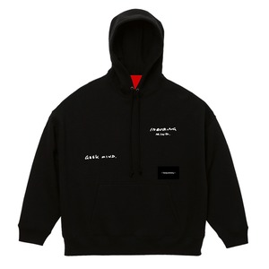 OVER SILHOUETTE SWEAT HOODIE BLACK