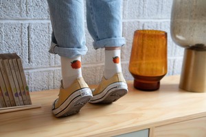 piupiuchick / Short socks w/ Peach