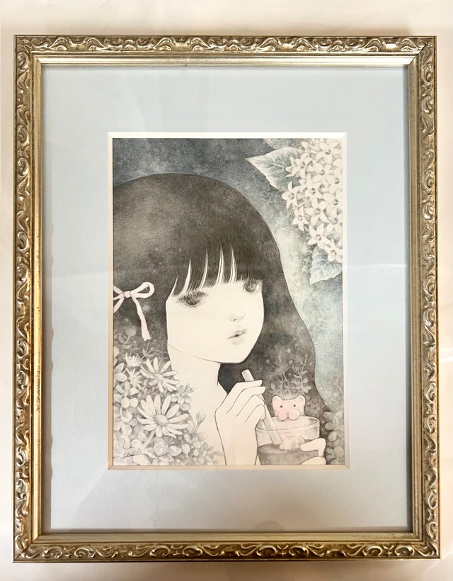 山田雨月 たゆたゆ展：原画「夢現」