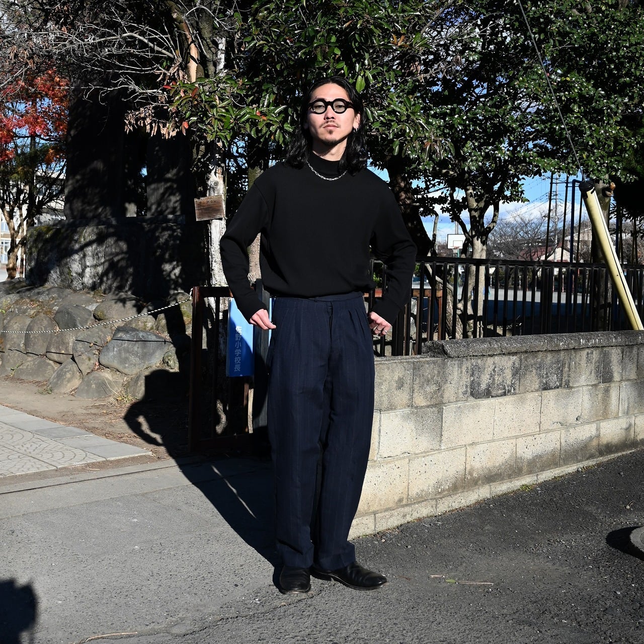 OLD JOE / DOUBLE-PLEATED SMARTY TROUSER | GANKO