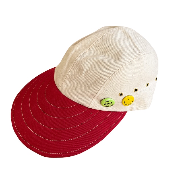 Manager In Training | Long bill cap | Cream/Red