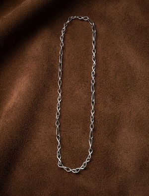 【Navajo】Francis Tabatha ・Sterling Silver Infinity Chain Necklace(約61㎝）