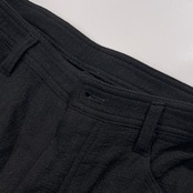 JURGEN LEHL ヨーガンレール 麻混 ウール パンツ ボトムス サイズ L /ブラック/レディース