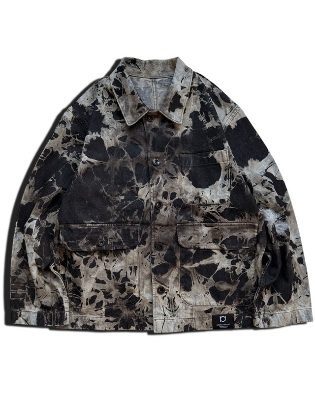 【数量限定】ブリーチタイダイデニムジャケット BONE