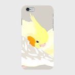 iPhoneケース もふもふオカメインコ シナモンパールパイド【各機種対応】