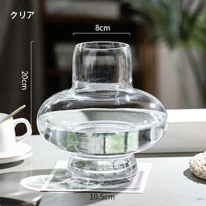ガラス 花瓶 フラワーベース