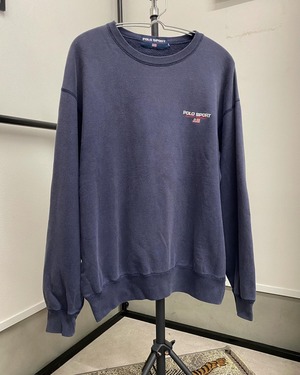90sPoloSport Embroidery Crewneck Sweater/L