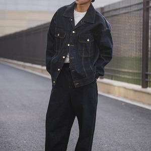 1950sヘリテージ・15ozセルビッチライダーデニムジャケット K5631