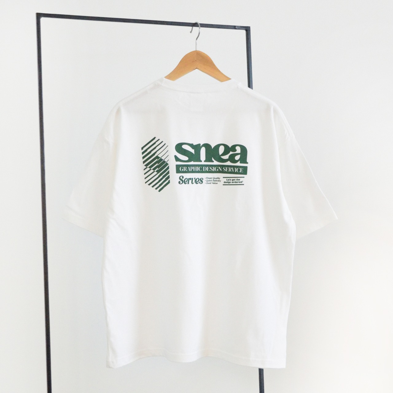 Inner Crew / T-Shirt（White）