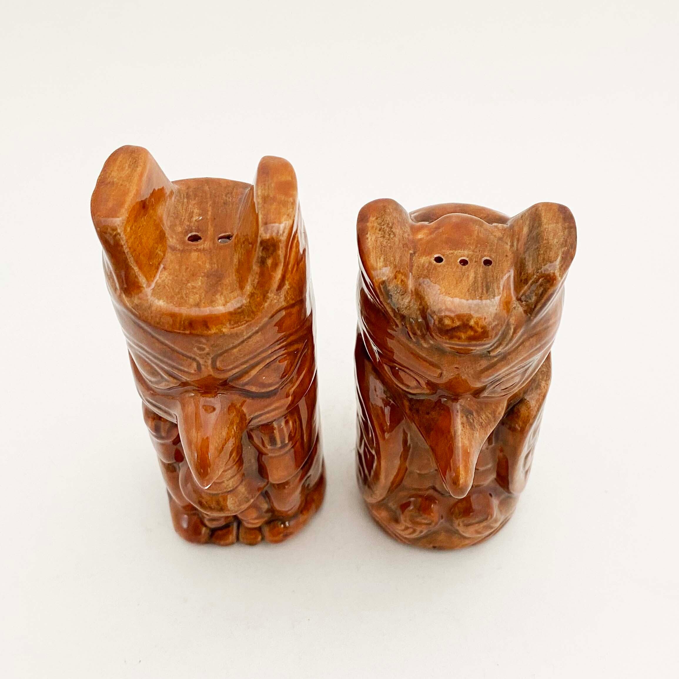 トーテムポール・ソルト＆ペッパー（陶器単色）