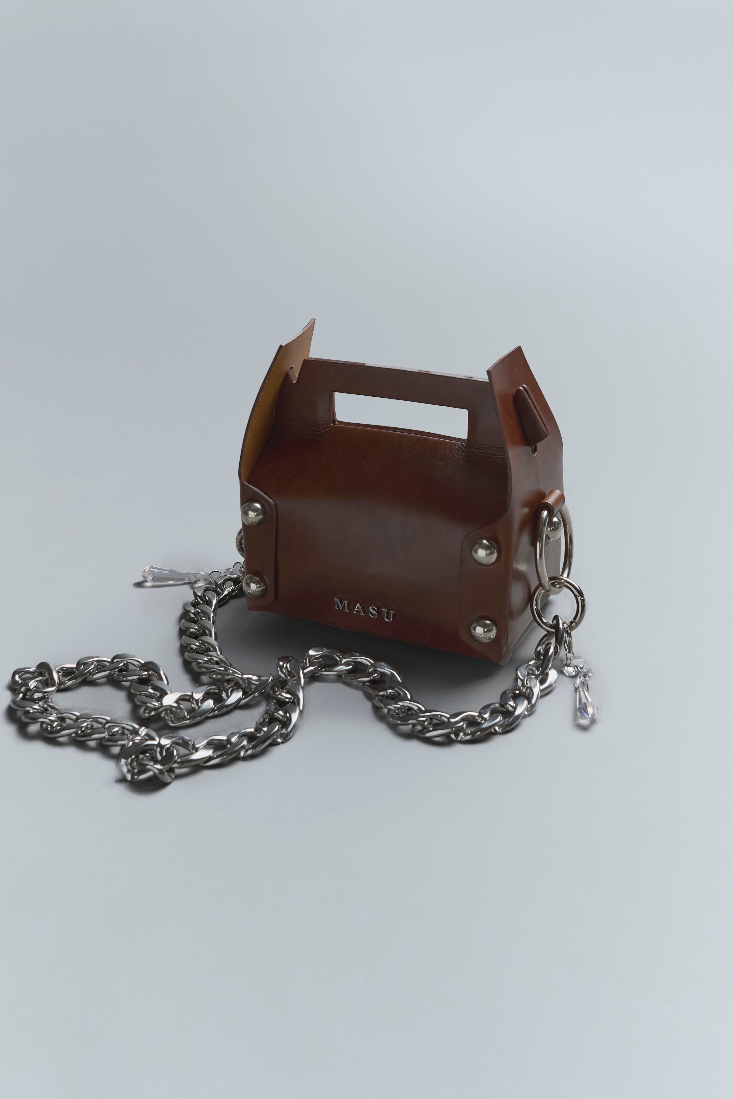 MASU / LEATHER CAKE MINI BAG(BROWN) | THE MODERN AGE