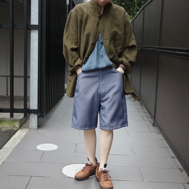 TUKI(ツキ) 5pocket Shorts Polyester Canvas  Blue Grey