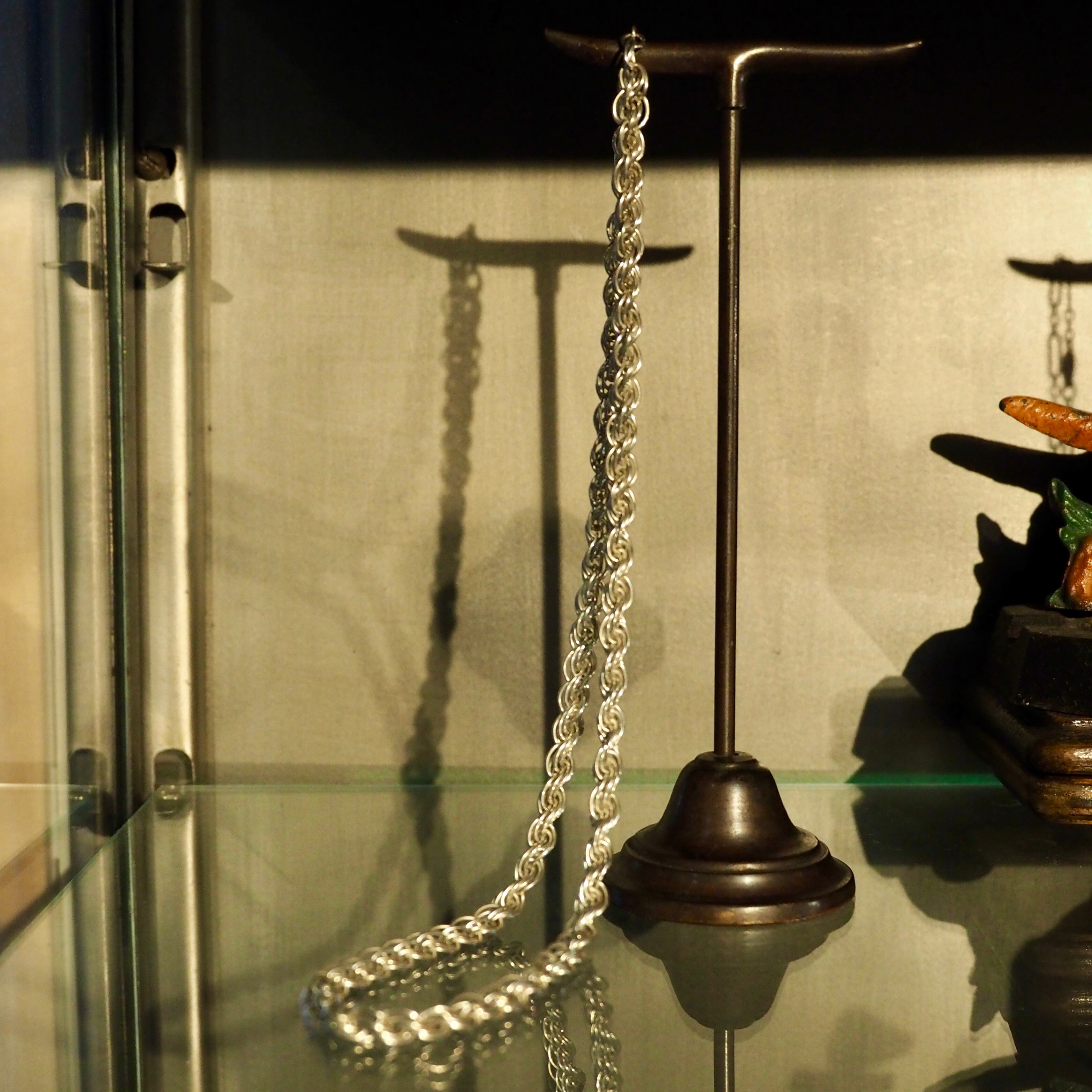 Silver 925 heavy rope chain necklace 20inch シルバー925 ロープチェーンネックレス