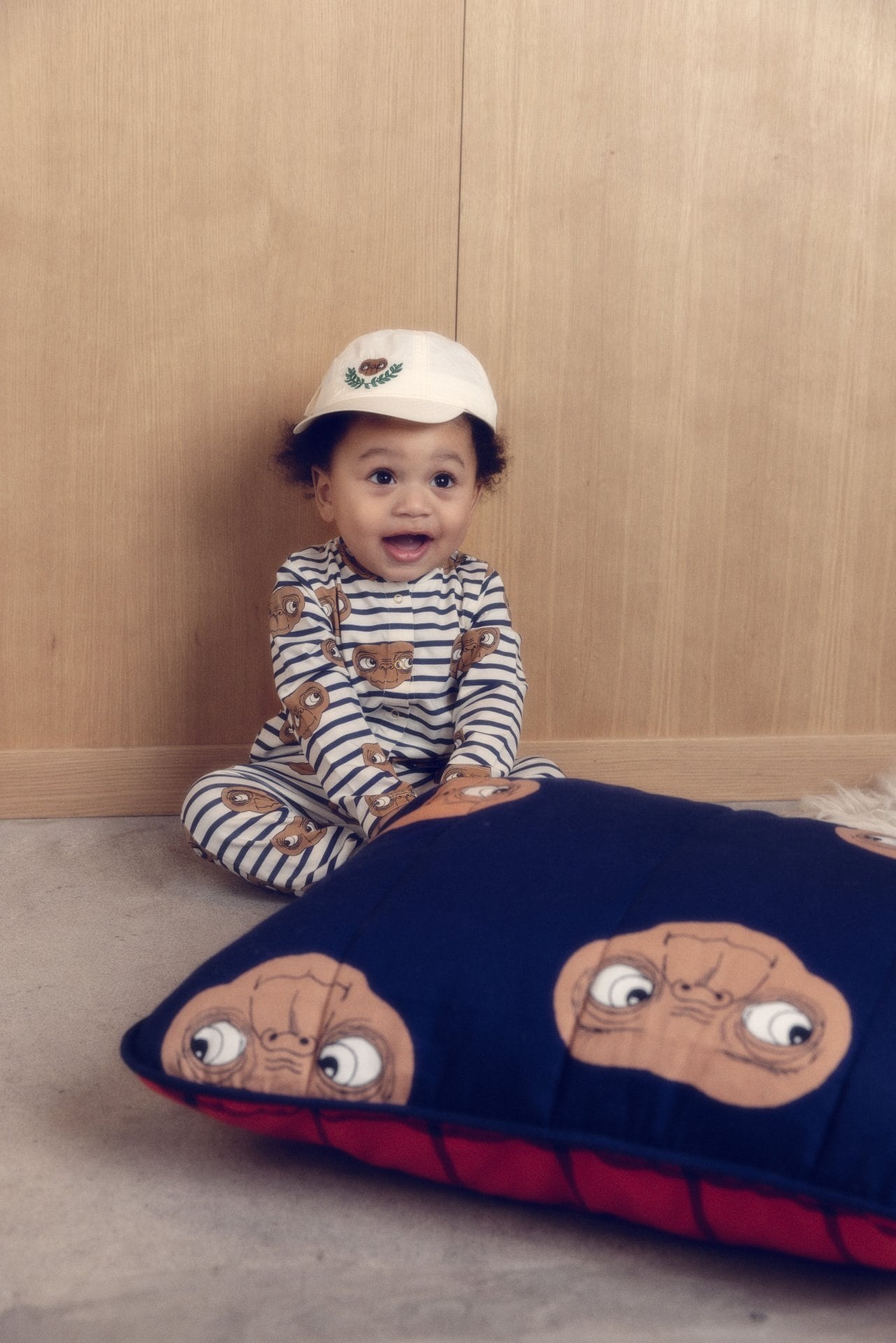 26SS pre】minirodini(ミニロディーニ)E.T. emb nylon pocket cap