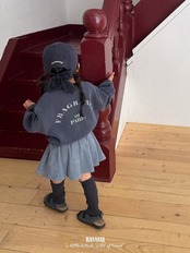 韓国子供服 / BANANA J / 26Autumn / パリ ピグメント スウェット / 秋服 / キッズ *XS~JS*