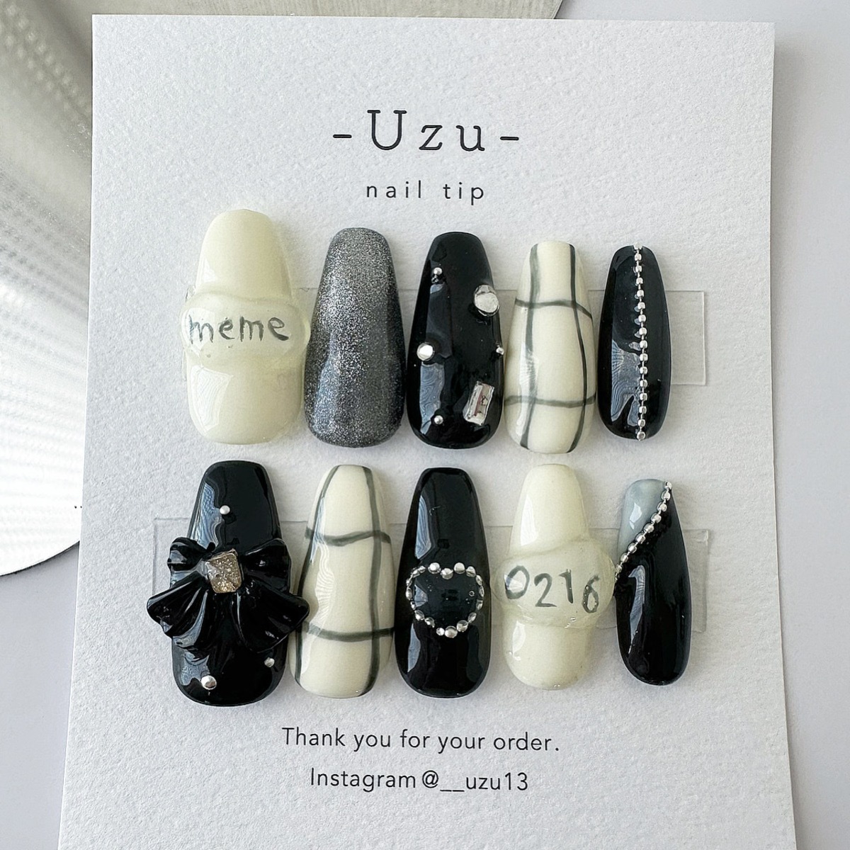 ネイルチップ SnowMan | Uzu-うず-