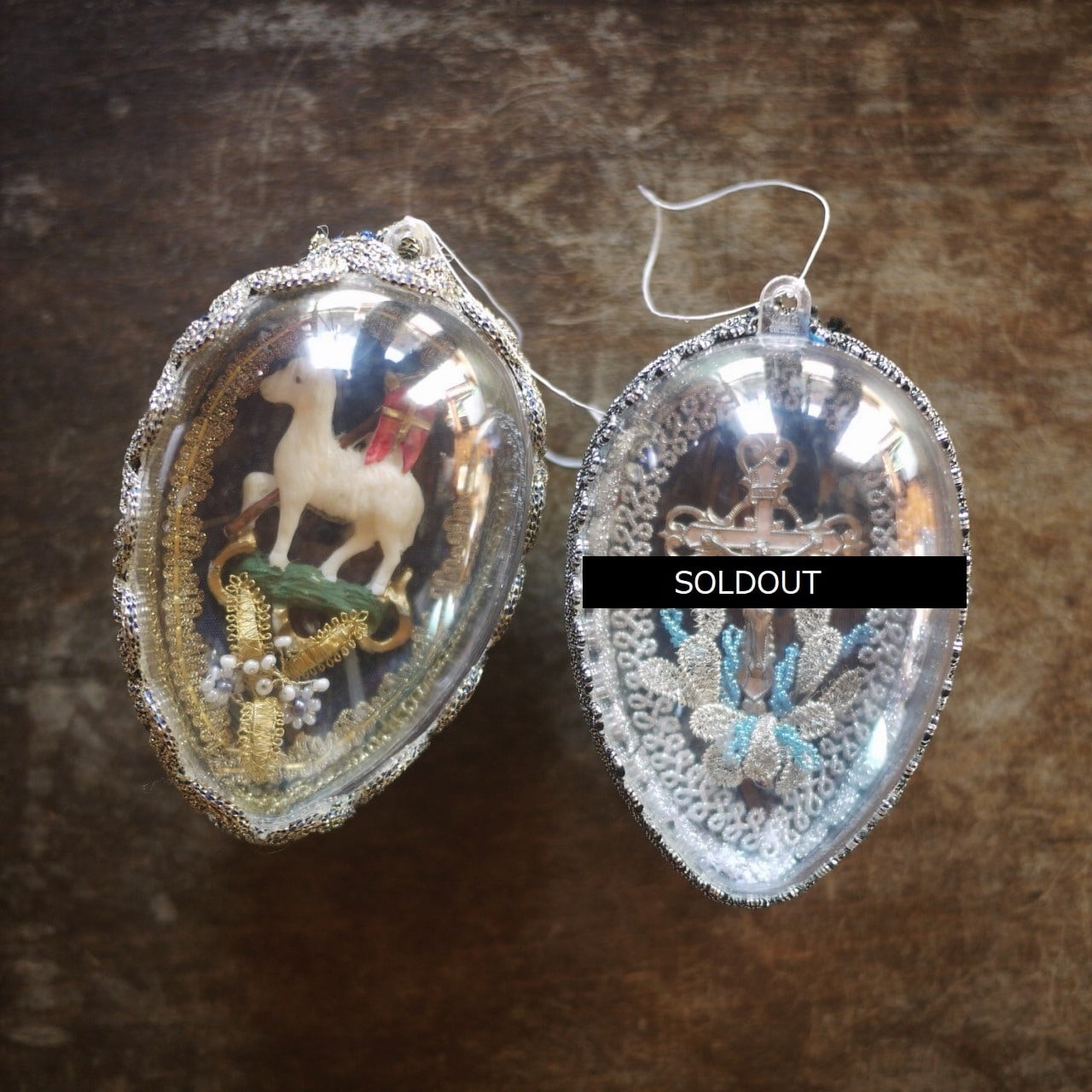 卵型オーナメント 修道院手芸 ドイツ | こりすのパン屋Base店 （世界の