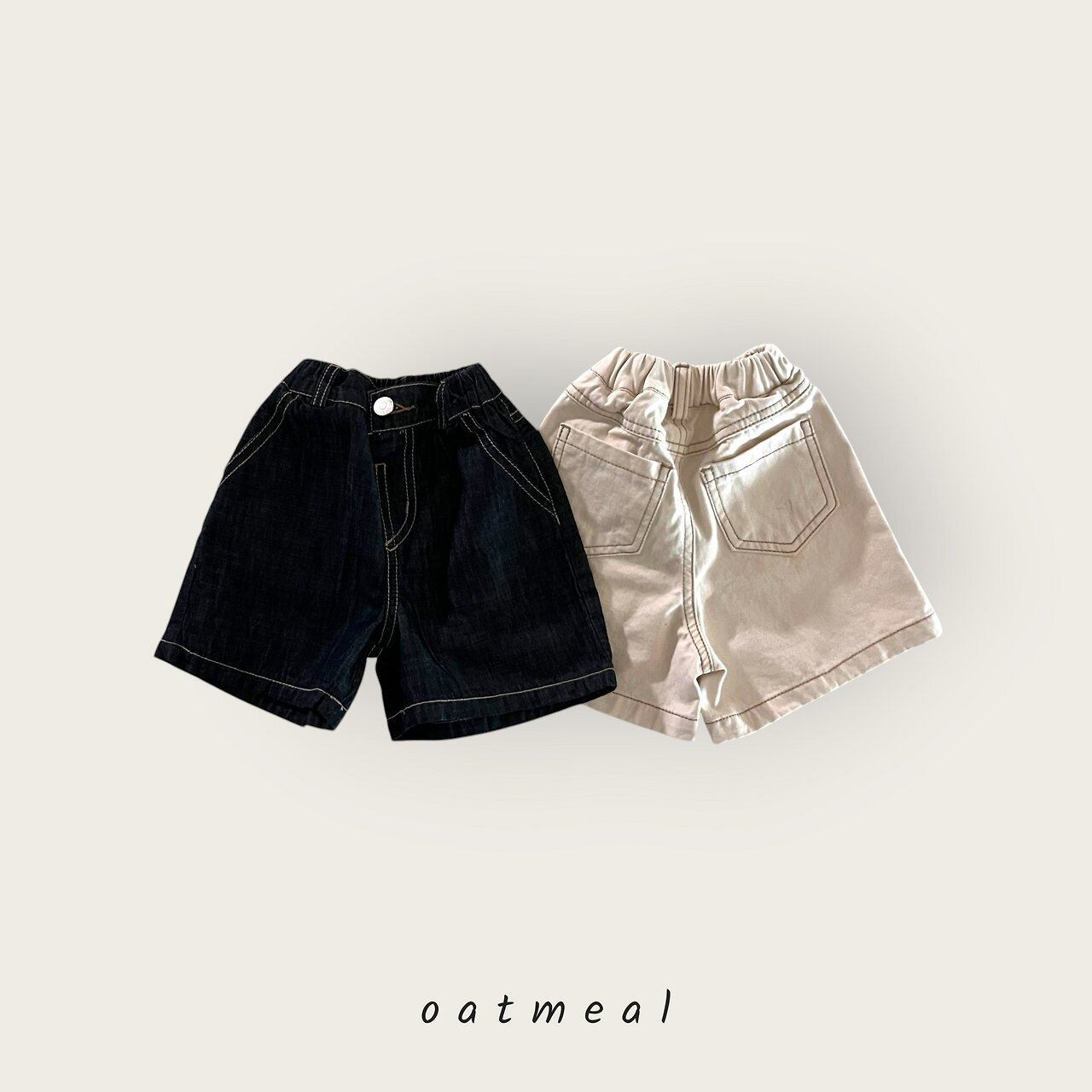 〘予約〙oatmeal / Every denim shorts