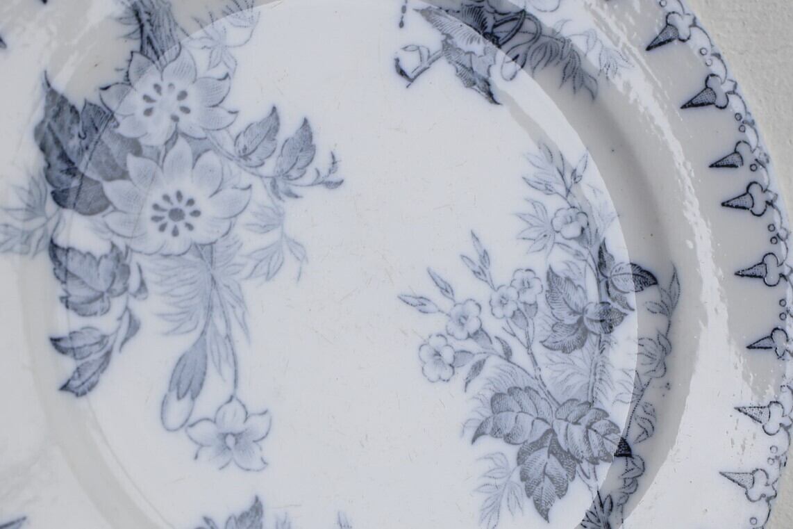 フランス アンティーク U＆C SARREGUEMINES サルグミンヌ 『FLORE