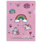 ニキ A4クリアファイル Theodor ＆ Friends(8819746)