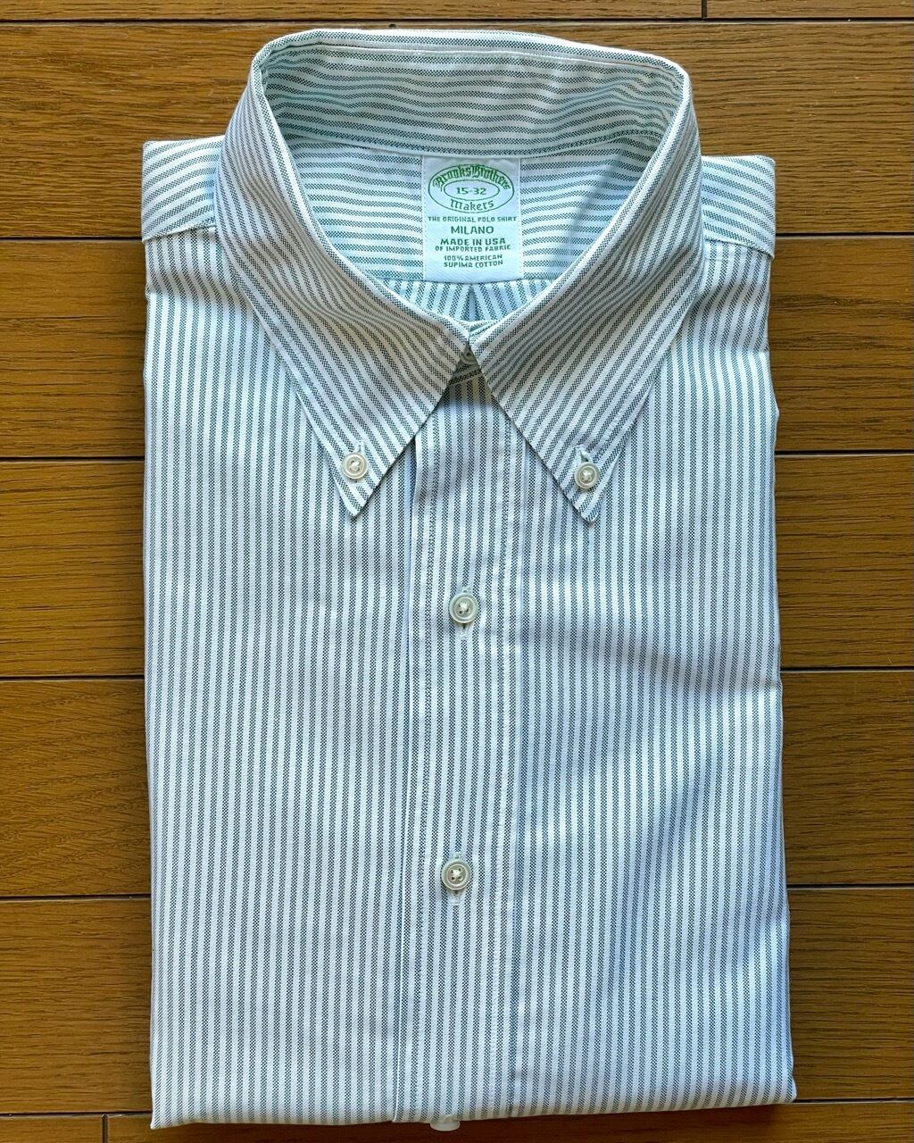米国製 自社工場最終モデル ブルックスブラザーズBDシャツ 15-32 ミラノ ユーズド | Room Style Store powered by  BASE