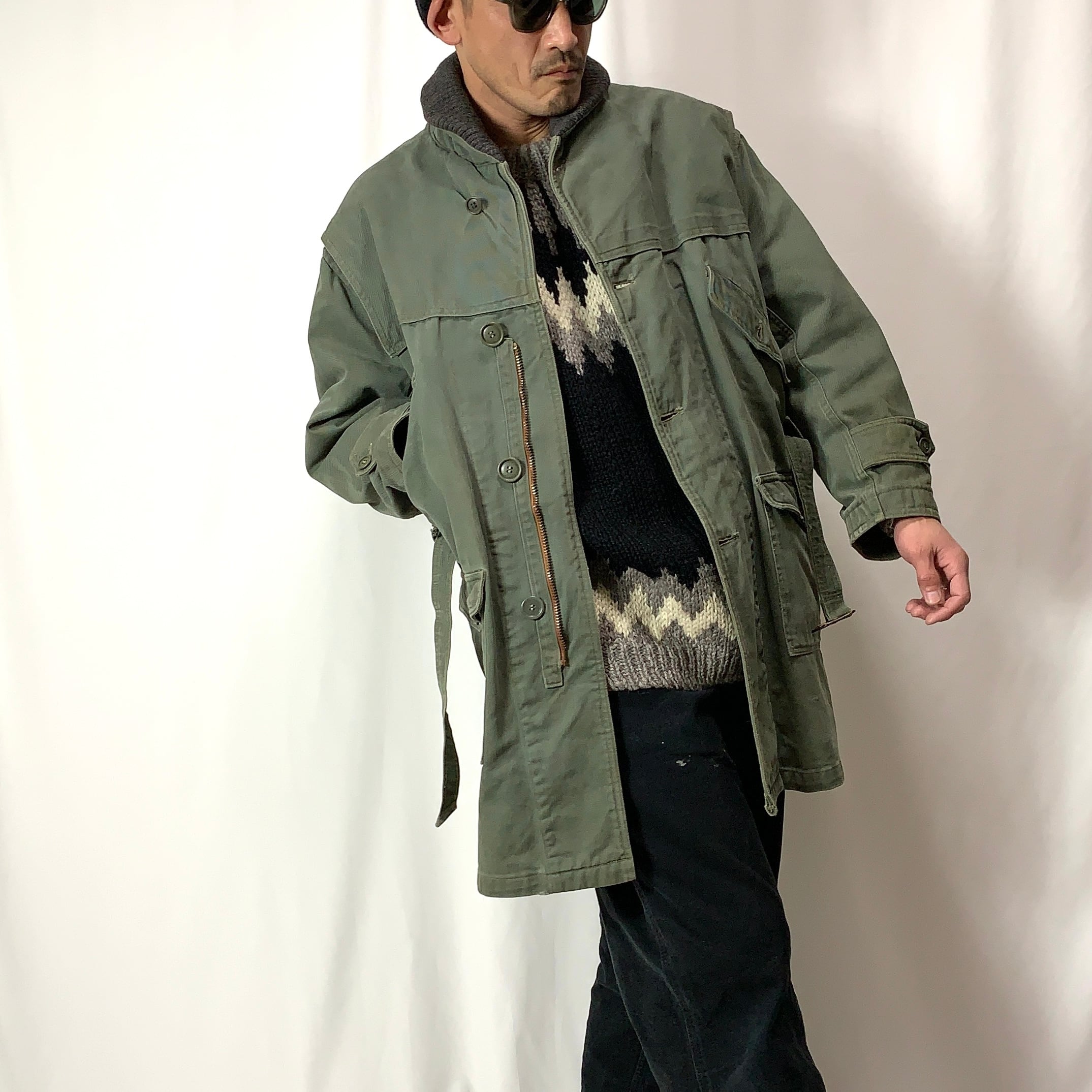 ○sizehand made 80's 90's vintage taste coat