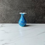 エナメルの壺（ミーナーカーリー）フラワーベース　8ｃｍ　ブルー【MINA KARI  V-001】