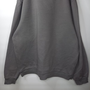 H&M　クルーネック　スウェット　トレーナー　太アーム　無地　グレー　US L