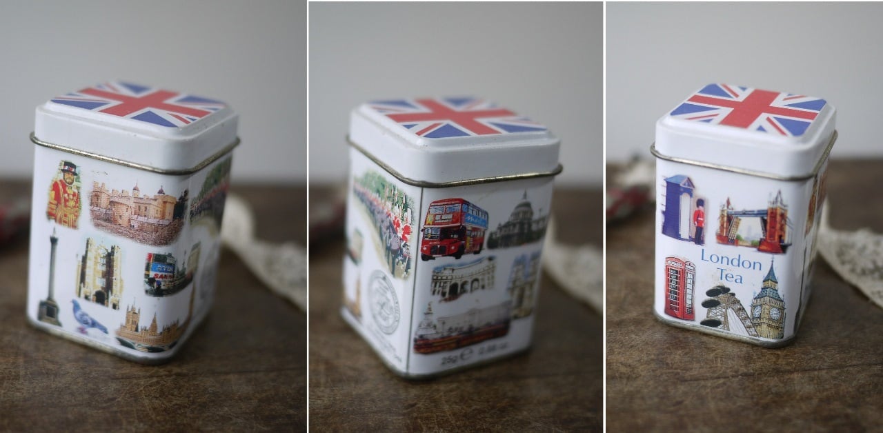 イギリス St.James Tea 紅茶缶 ティン缶 | こりすのパン屋Base店