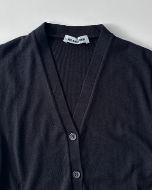 JIL SANDER　CASHMERE WOOL V-NECK CARDIGAN