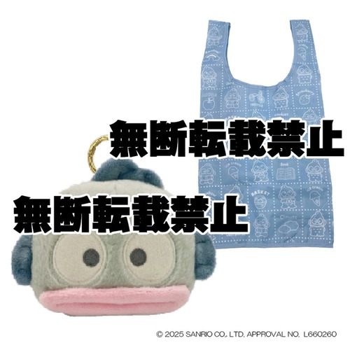 サンリオぬいぐるみエコバッグくすみレトロ ハンギョドン(0903905)