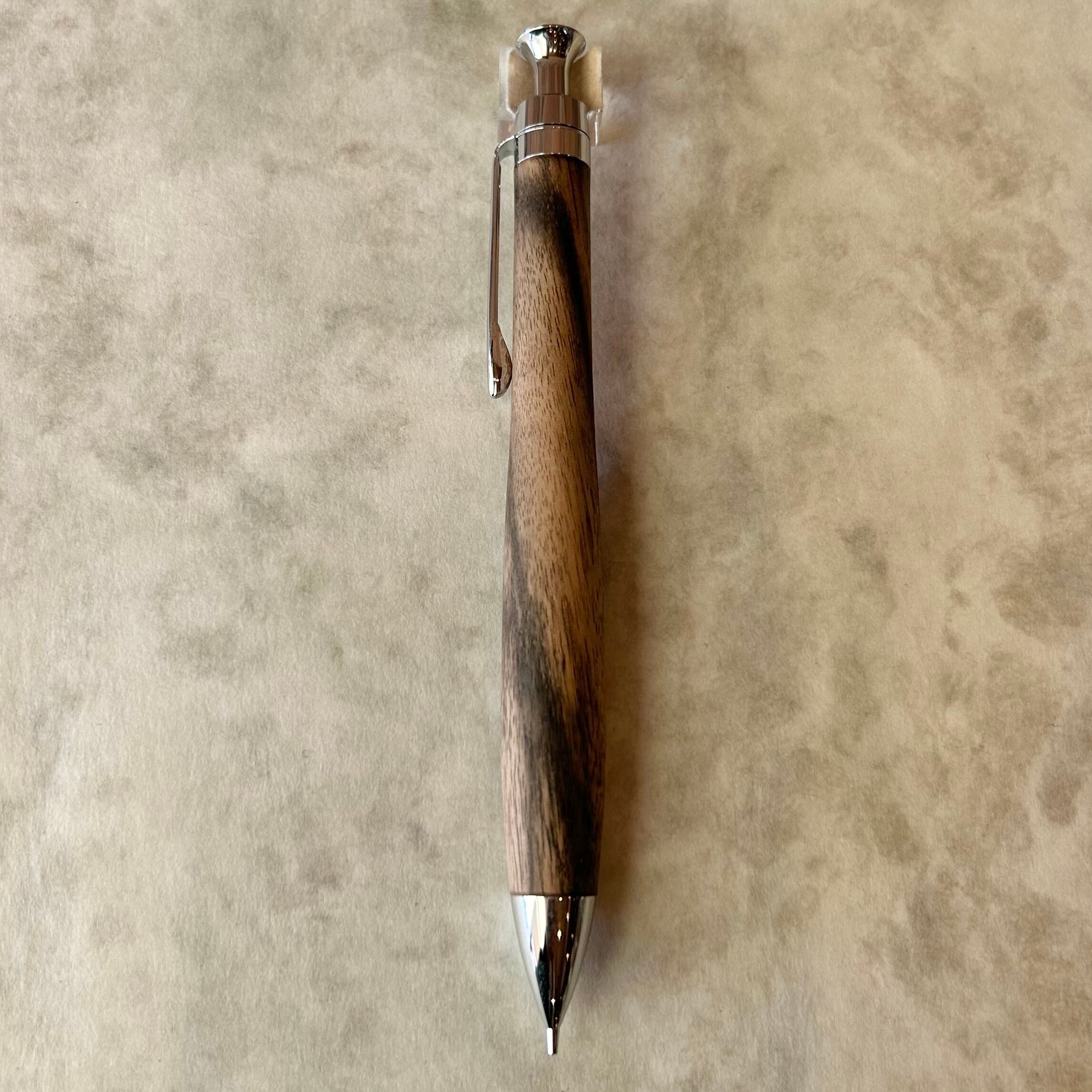 こぶた工房 【黒柿①】 ボールペン換装可 | ペンネジューク