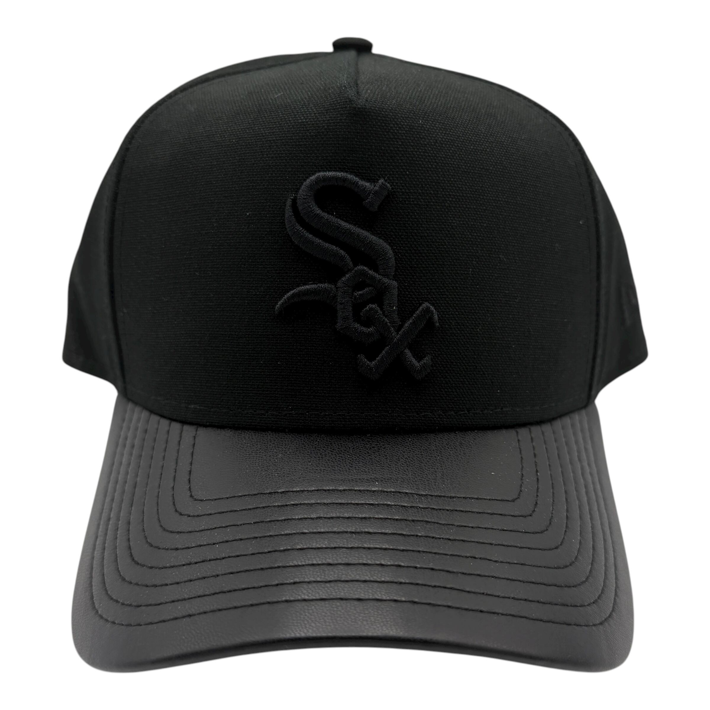 NEW ERA 9FORTY A-Frame All Black Chicago White Sox 海外限定モデル
