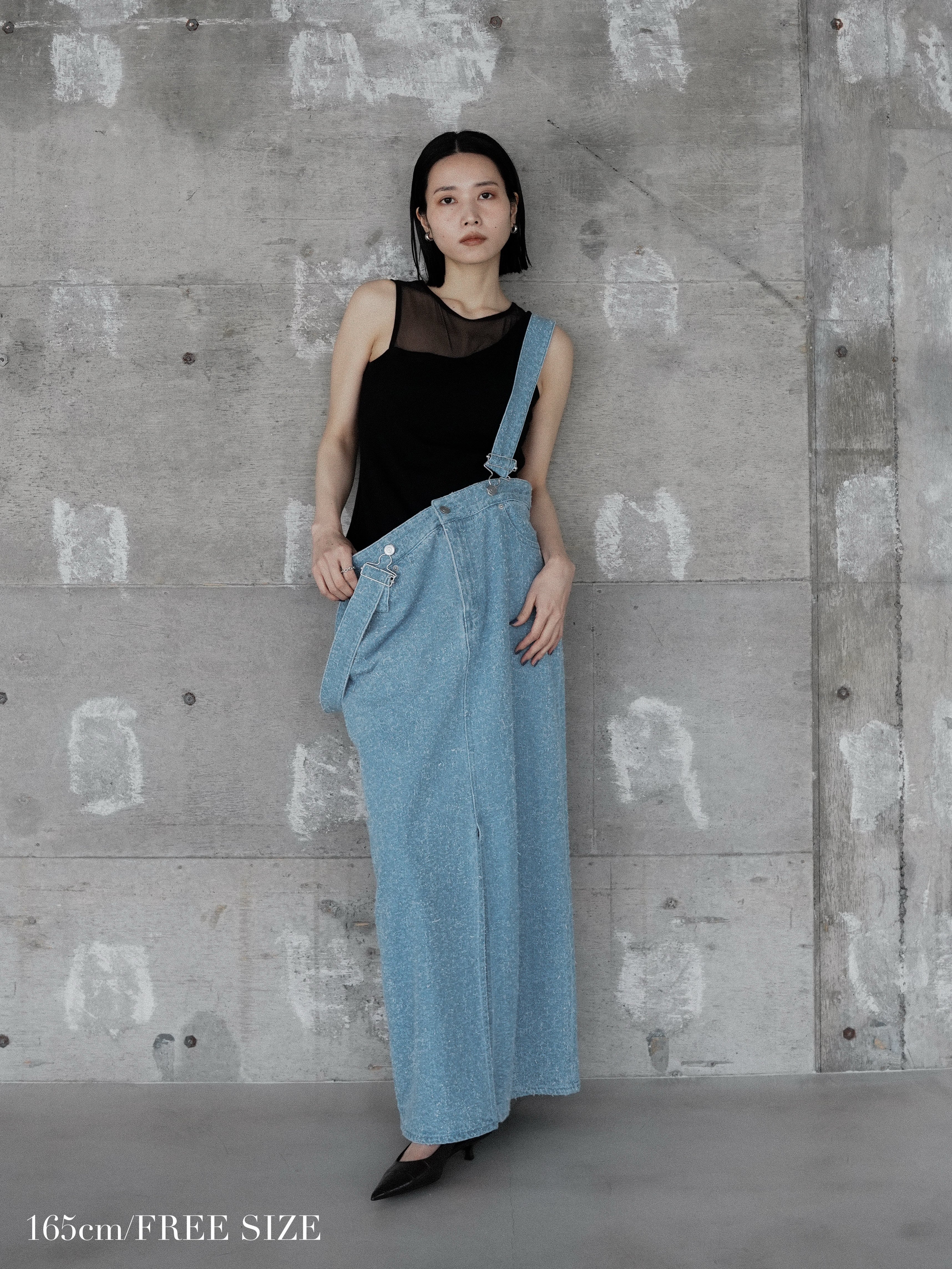 nep denim salopette skirt | Katrin TOKYO