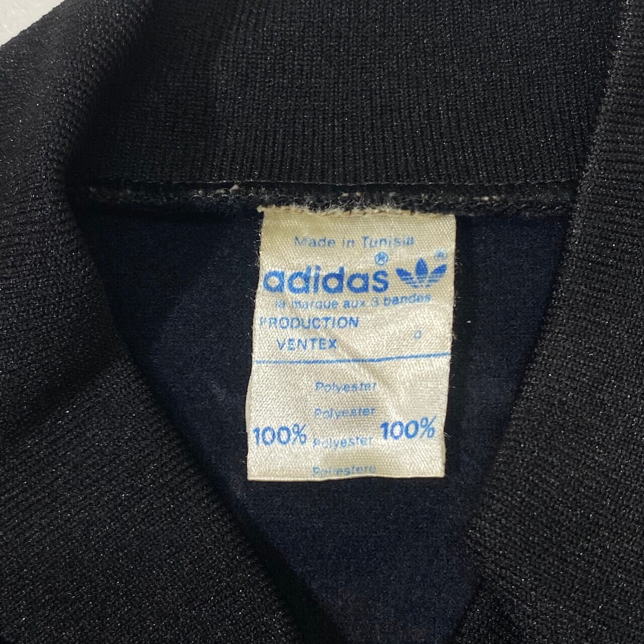 70〜80年代 チュニジア製 VENTEX社製 adidas アディダス ジャージ トラックジャケット メンズＭ  ATPタイプ【ジャージ・トラックジャケット】【FM1023】【CS2301-30】 | cave 古着屋【公式】古着通販サイト