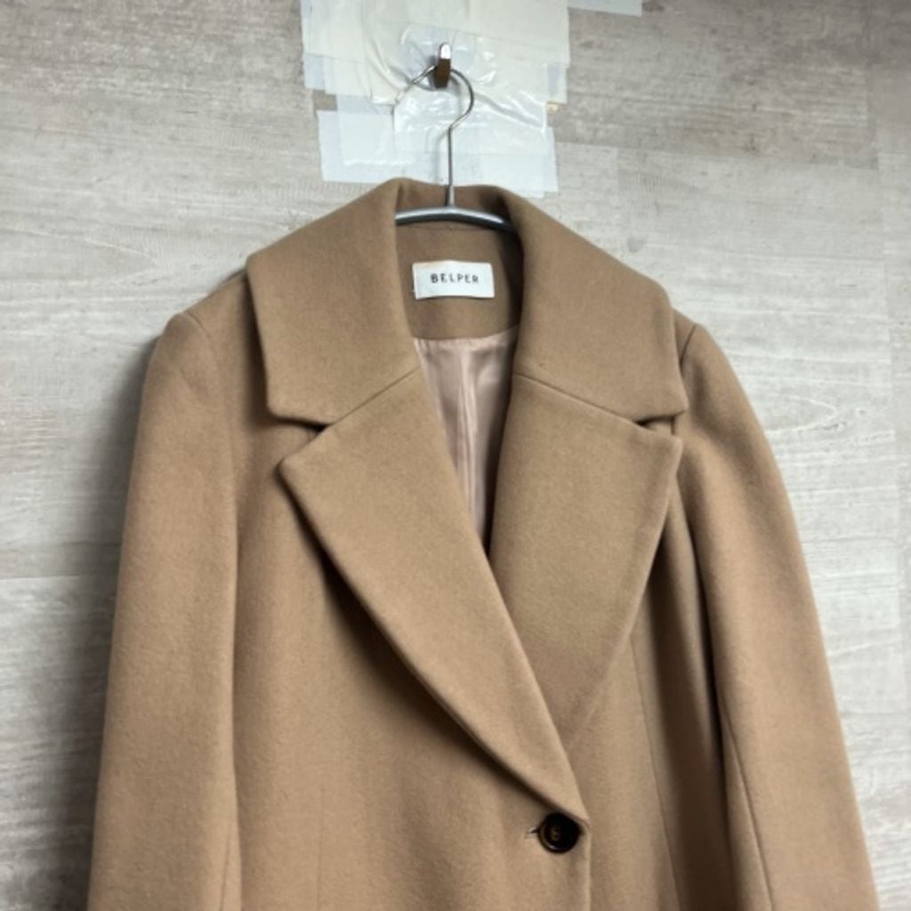 BELPER ベルパー コート（その他） レディース 【古着】【中古】 BELPER ベルパー BELTED COAT ベルトコート sizeF ベージュ系（画像