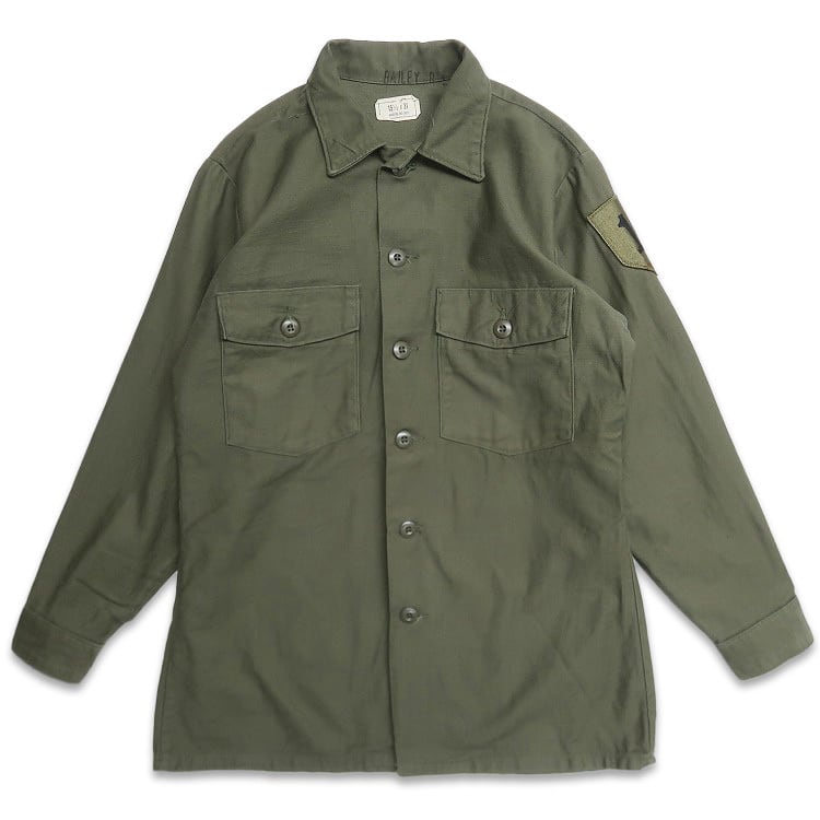 古着 60年代〜 U.S.ARMY OG-107 ユーティリティシャツ ファティーグ