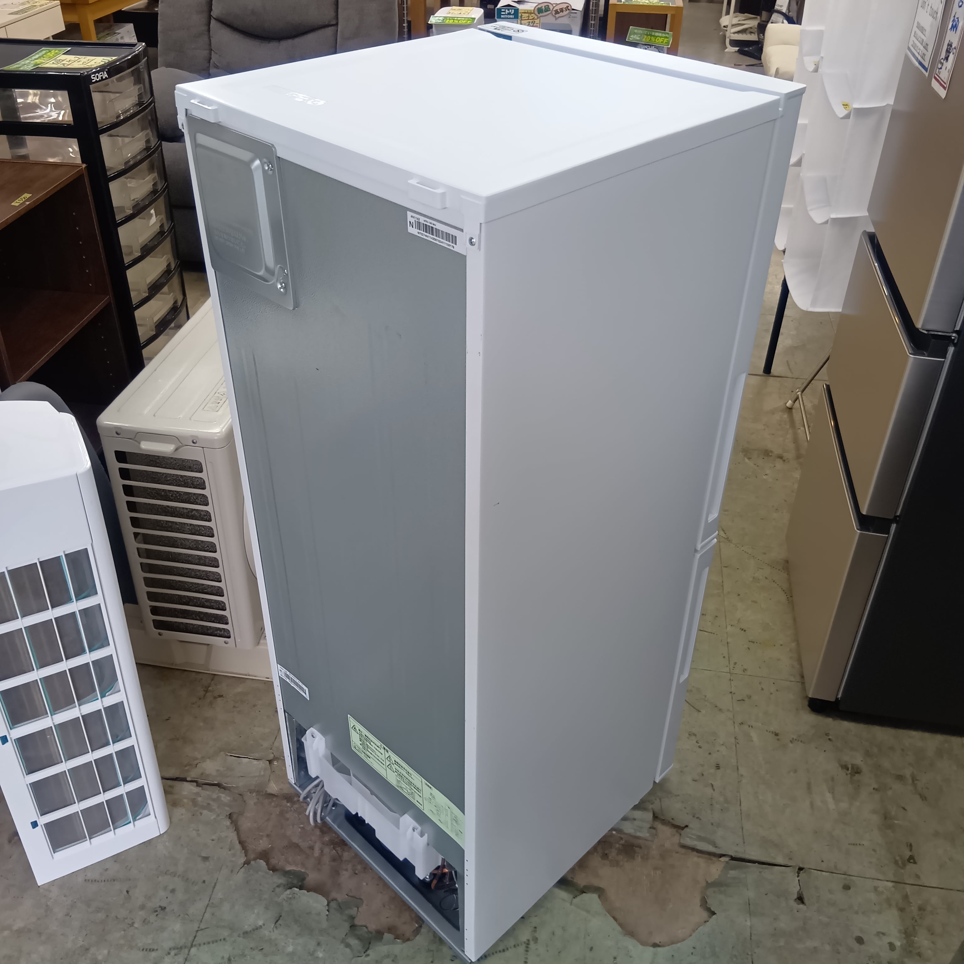 リユース品】ニトリ 2024年製品 2ドア冷蔵庫 | リサイクル