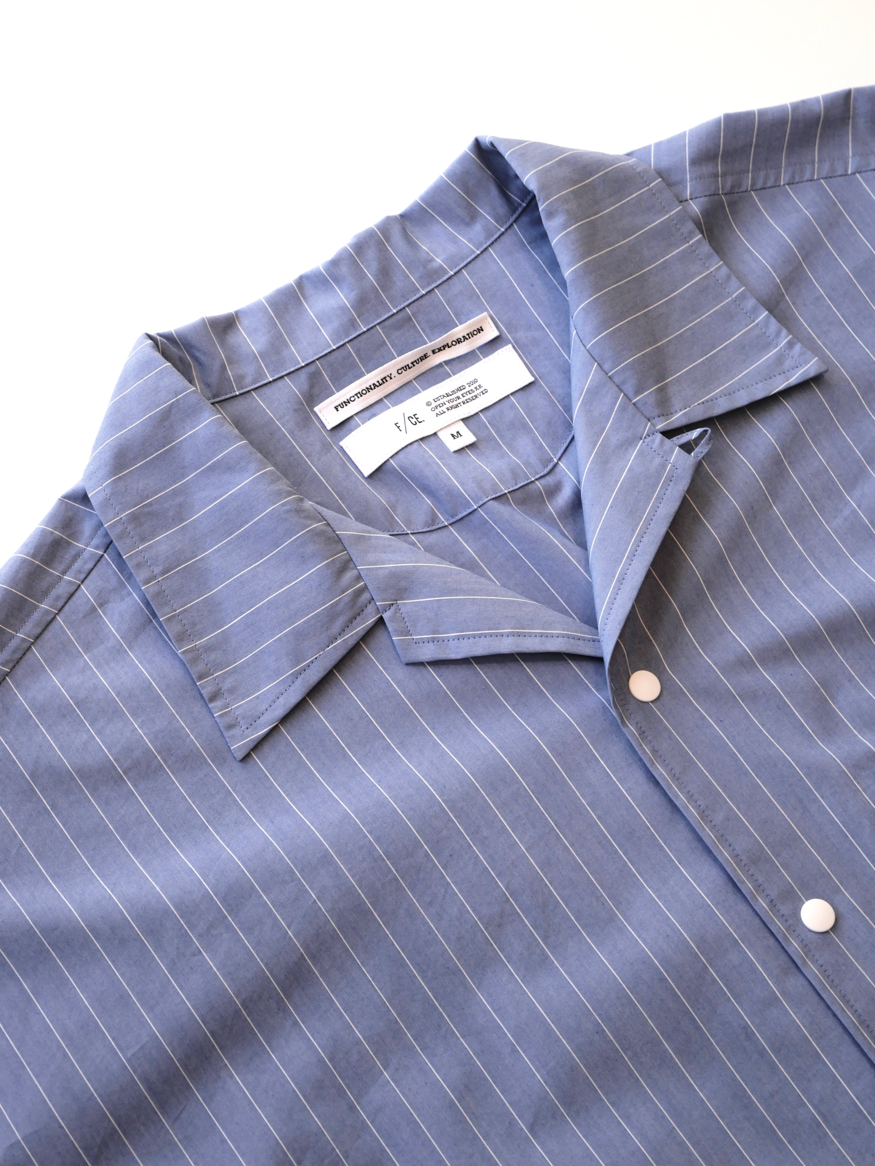 F/CE. RECYCLE OPEN COLLAR SHIRT | CONSTRUCT1