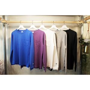 【Champion】T1011 Long Sleeve Pocket Tee-shirt