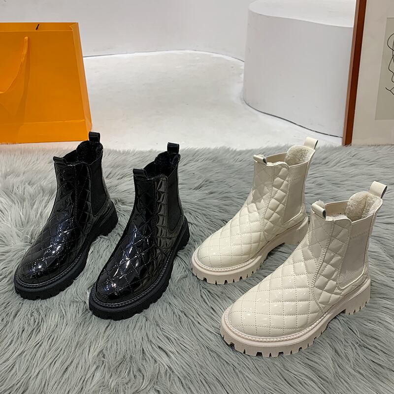 ブーツレッドブラックカジュアル 靴 シューズ ラウンドトー フェイクシューズ49765720770