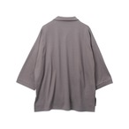 「WASHI」Blend Open‐necked Shirt （和紙ブレンド開襟シャツ）N322C405