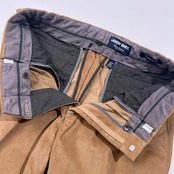 LANDS' END ランズエンド traditional fit ツータック コーデュロイパンツ 82/ベージュ メンズ