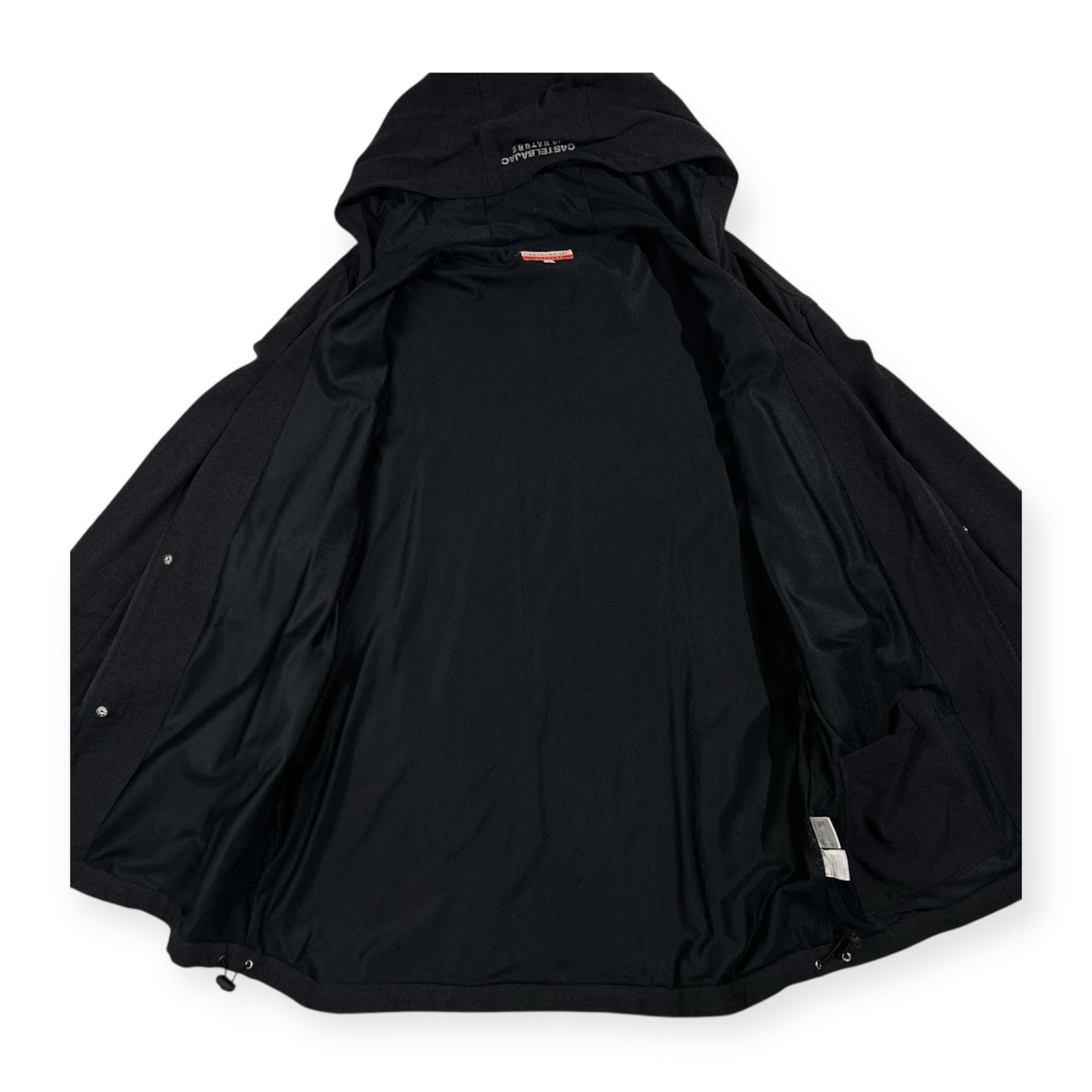 CASTELBAJAC +2 NATURE カステルバジャック 刺繍入り フード 比翼 ジャケット 4 /ダークグレー/メンズ/マウンテンパーカー