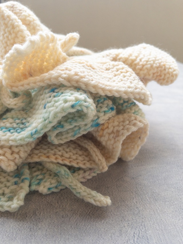 《即納》last1 FLUFFWEAR / Ruffle Collar - Sycamore confetti