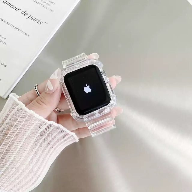 【AppleWatchバンド】 カラークリアバンド