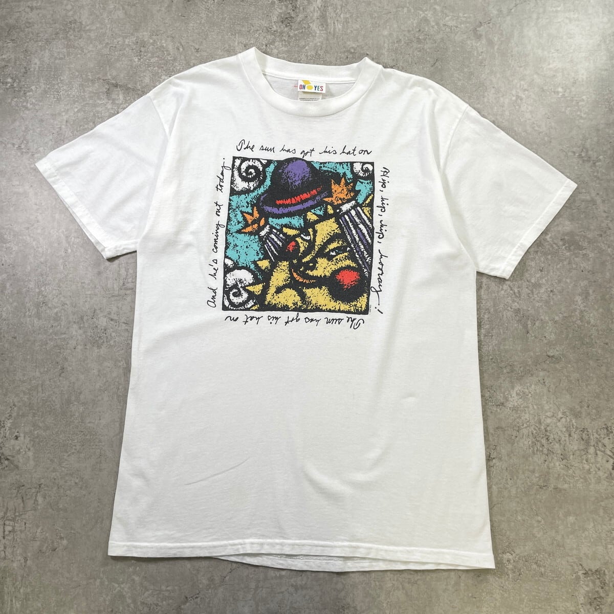 90-00年代 アートプリントTシャツ メンズXL相当 古着 90s 00s VINTAGE