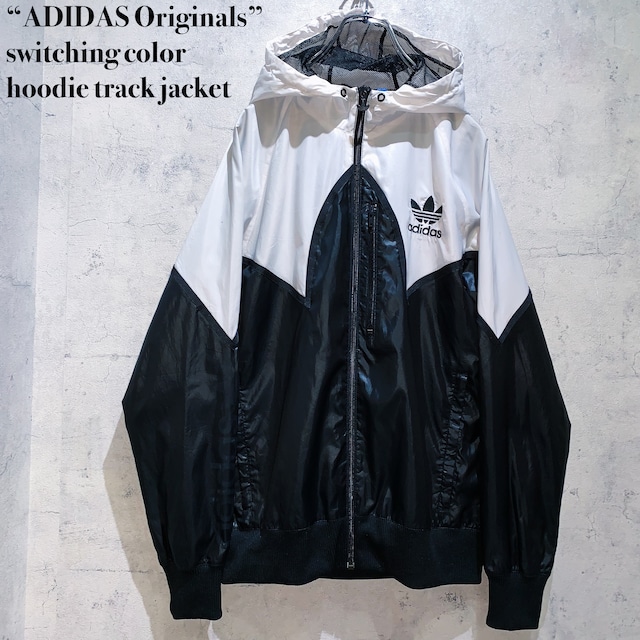“ADIDAS Originals”switching color hoodie track jacket