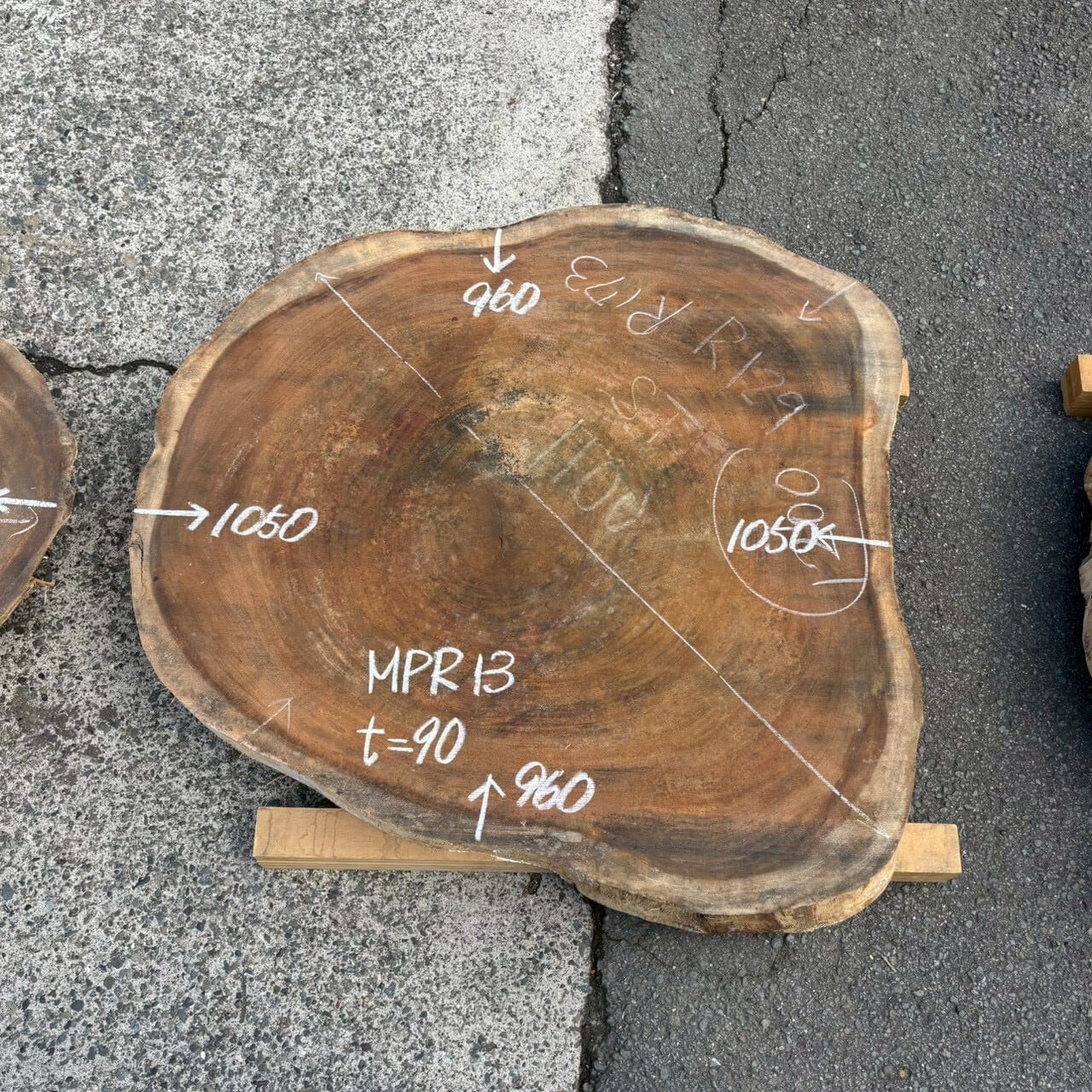 【輪切り】モンキーポッド_1050×960×90_Web限定_オーダー用原板 N2783