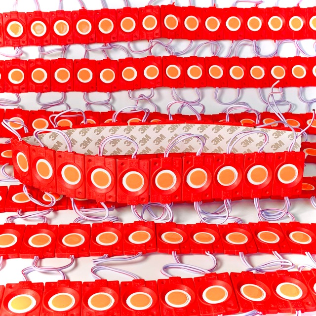 ◇200コマセット◇24V トラック用品 増設ランプ LED マーカー タイヤ灯 作業灯 路肩灯  架装部品 レッド 赤